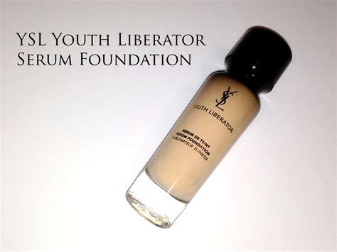 ysl forever youth liberator spf 15 cream|ysl serum foundation.